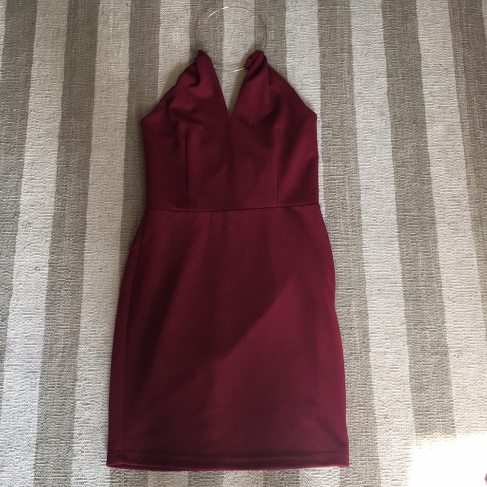 Burgundy Dress